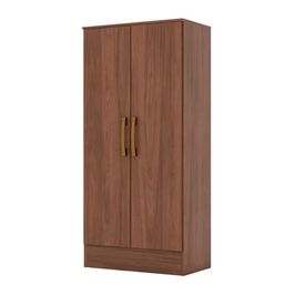 Armário Multiuso Henn 2 Portas 3 Prateleiras B14 Castanho