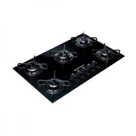 Cooktop 5 Bocas a Gás Brastemp BDD75AE Preto / Bivolt