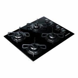 Cooktop 4 Bocas Gás Brastemp BDD61AE Preto / Bivolt