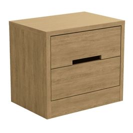 Mesa de Cabeceira 2 Gavetas Kappesberg S822 Freijo