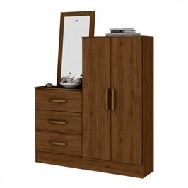 Cômoda Henn 2 Portas 3 Gavetas B700 Castanho