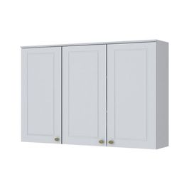 Armário Aéreo Americana 3 Portas 120CM Henn Branco