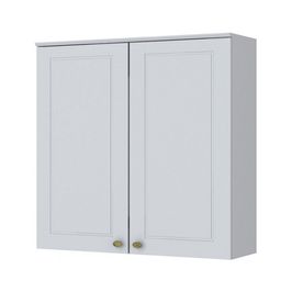 Armário Aéreo 2 Portas 80 cm Americana C356 Henn Branco