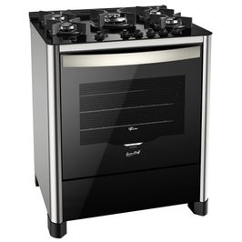 Fogão 5 Bocas a Gás de Piso com Grill Elétrico Fischer Gran Cheff  26988 Inox / 220 V