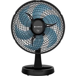 Ventilador de Mesa Cadence Fresh Mini, 30 cm, 50 W - VTR310 Preto / 220 V