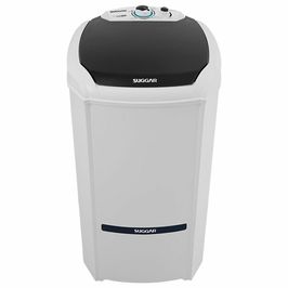 Lavadora de Roupas Lavamax Eco Semiautomática 20Kg 6 Programas Lavagem Suggar Branco / 110 V