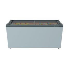 Freezer Horizontal Metalfrio 2 Portas de Vidro 405 Litros NF55S Branco / 220 V