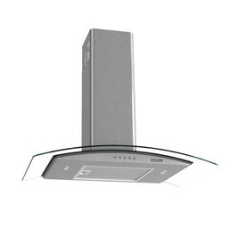 Coifa de Parede Clean Vidro Curvo 75cm 140W Nardelli Kromanox / 110 V