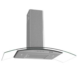 Coifa de Parede Clean Vidro Curvo 90cm 140W Nardelli Kromanox / 110 V