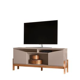 Rack para TV até 70 Mobler Charlote Grigio/Cinamomo