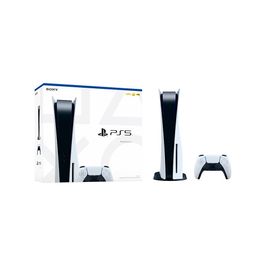 Playstation 5 Sony, 825GB, 1 Controle Sem Fio, Standard com Disco Branco