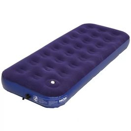 Colchão de Solteiro Inflável Mor PVC Vinil Capacidade 100Kg com Fole 9071 Azul