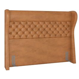 Cabeceira Cama Box Casal King 195cm Trinidad P02 Sintético Caramelo - Mpozenato
