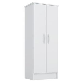 Armário Multiuso 2 Portas 3 Prateleiras Viena D02 Branco - Mpozenato