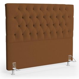 Cabeceira Casal Queen Cama Box 160cm Cristal C16 Bouclê Telha - Mpozenato