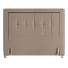 Cabeceira Cama Box Casal 140cm Paolla P02 Linho Bege - Mpozenato