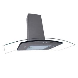 Coifa Fogatti de Parede Clean Vidro Curvo Kromanox 90cm Kromanox / 220 V