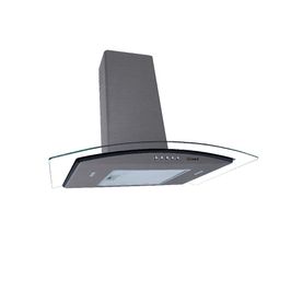 Coifa Fogatti de Parede Clean Vidro Curvo Kromanox 60cm Kromanox / 220 V