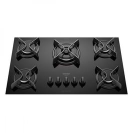 Cooktop à Gás 5 Bocas Dako Supreme Tripla Chama Preto / Bivolt
